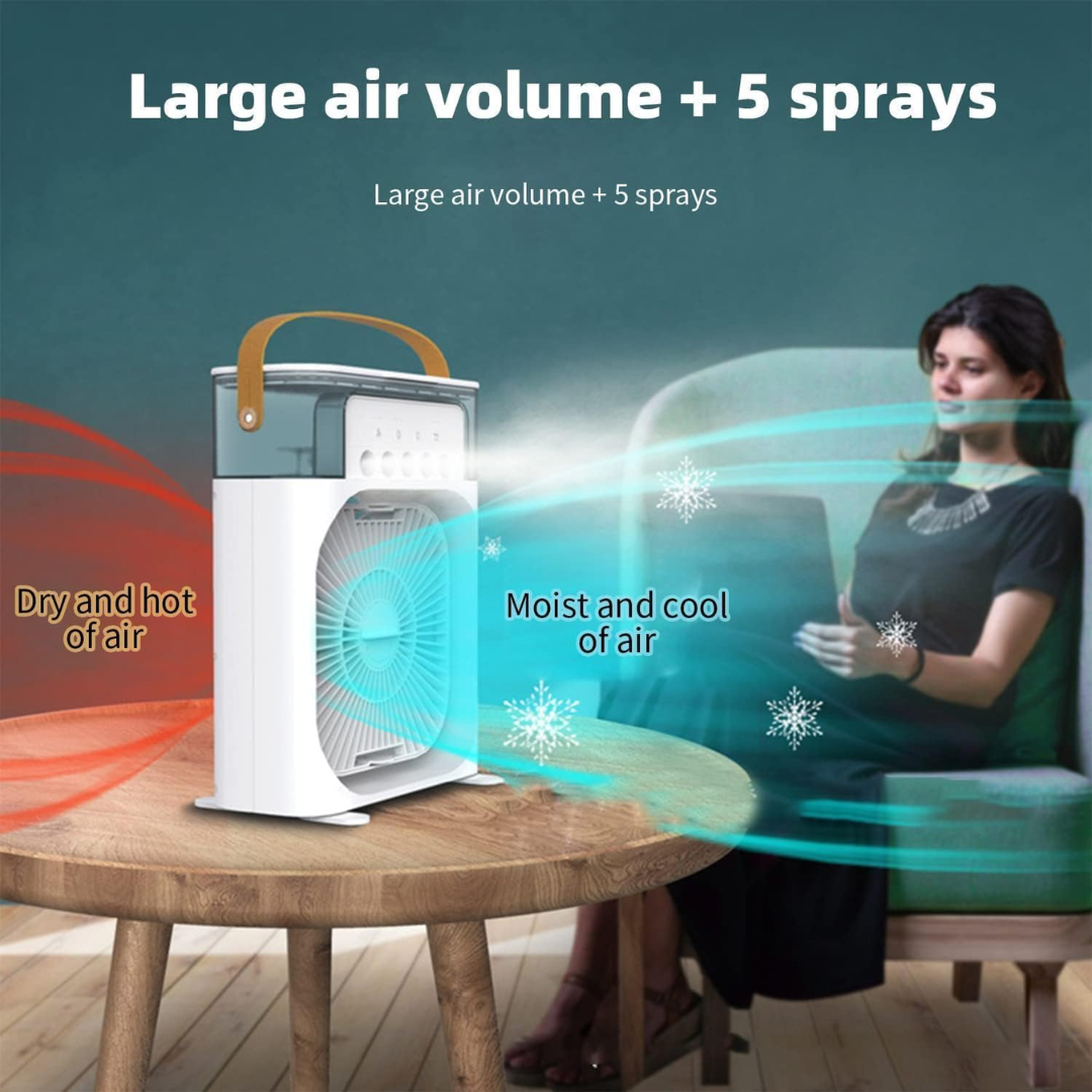 Ventilador Nebulizador Portátil 3 en 1