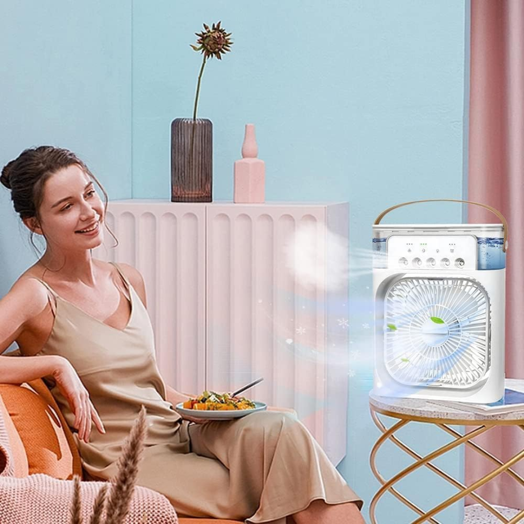 Ventilador Nebulizador Portátil 3 en 1