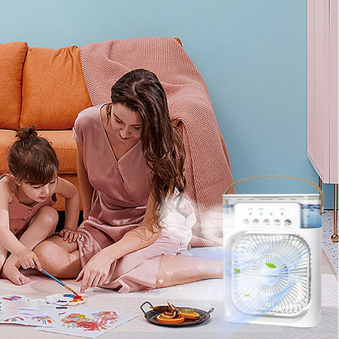 Ventilador Nebulizador Portátil 3 en 1